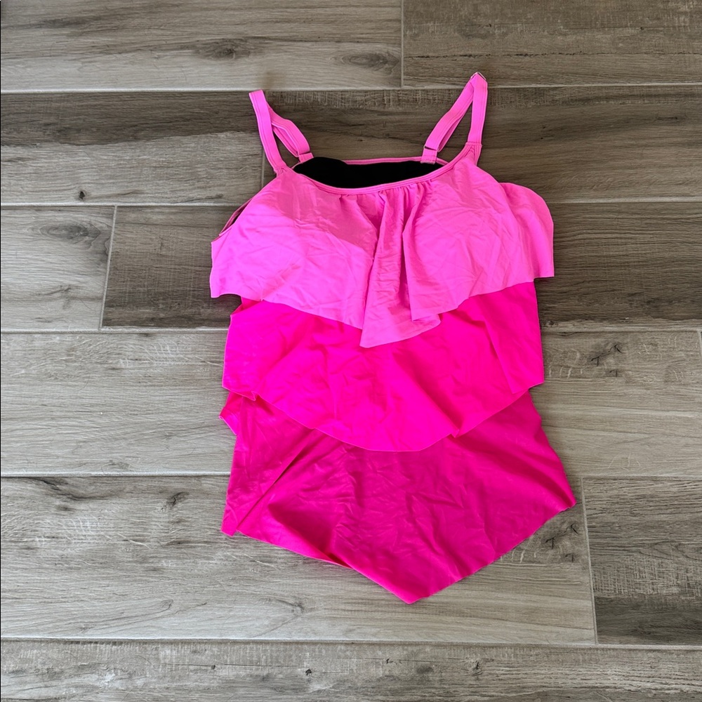 NWT Hanna Nikole 26W layered tankini top